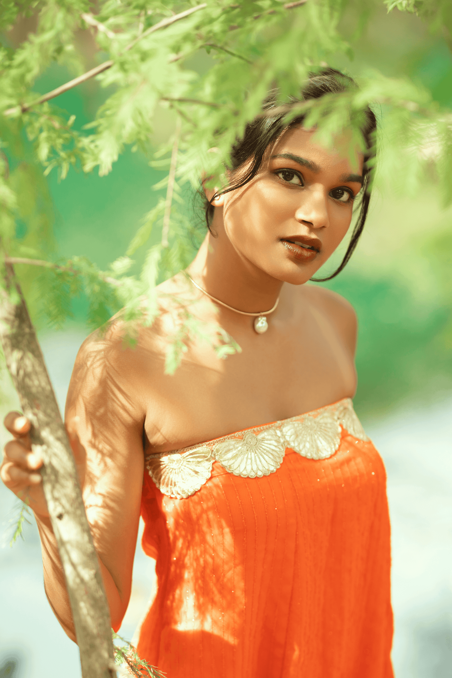 Orange Gown